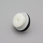 Exterior Side Moulding & Trim Clip, White with Washer - image 3
