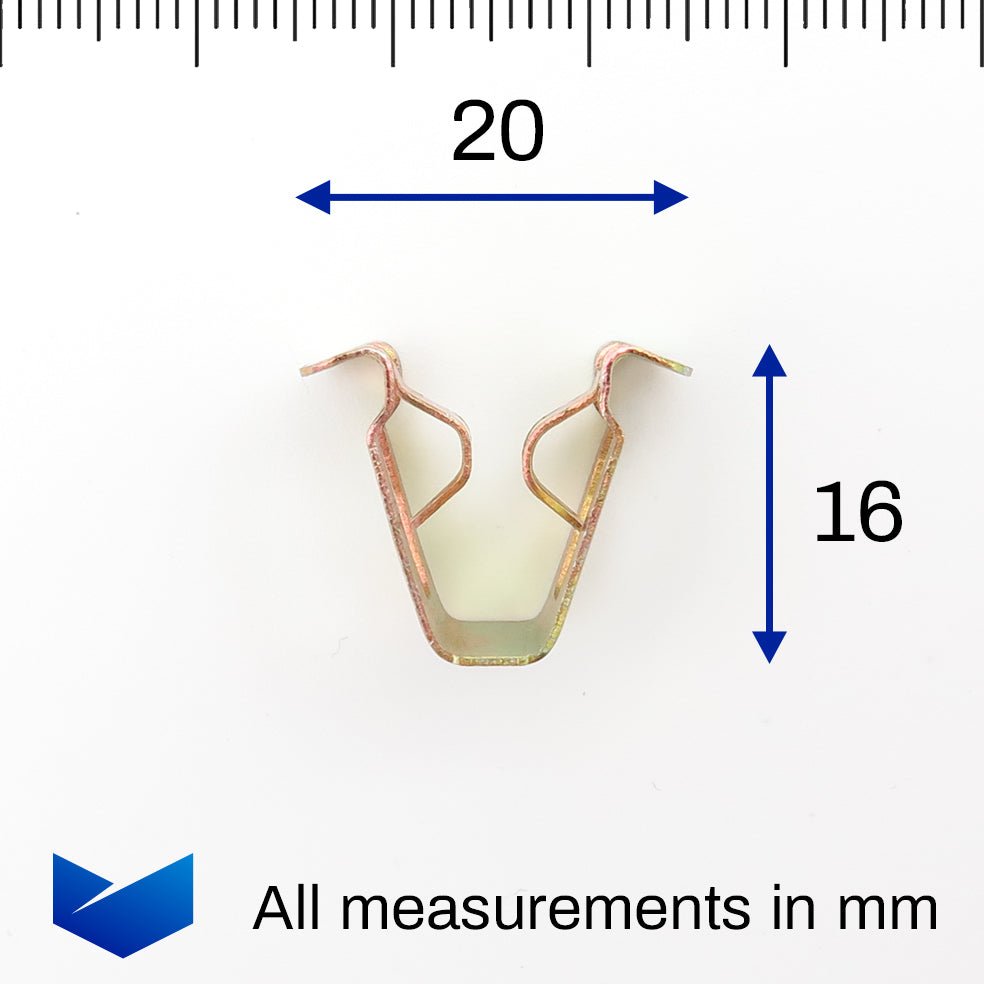 Interior Trim Panel Clips, Metal - image 2