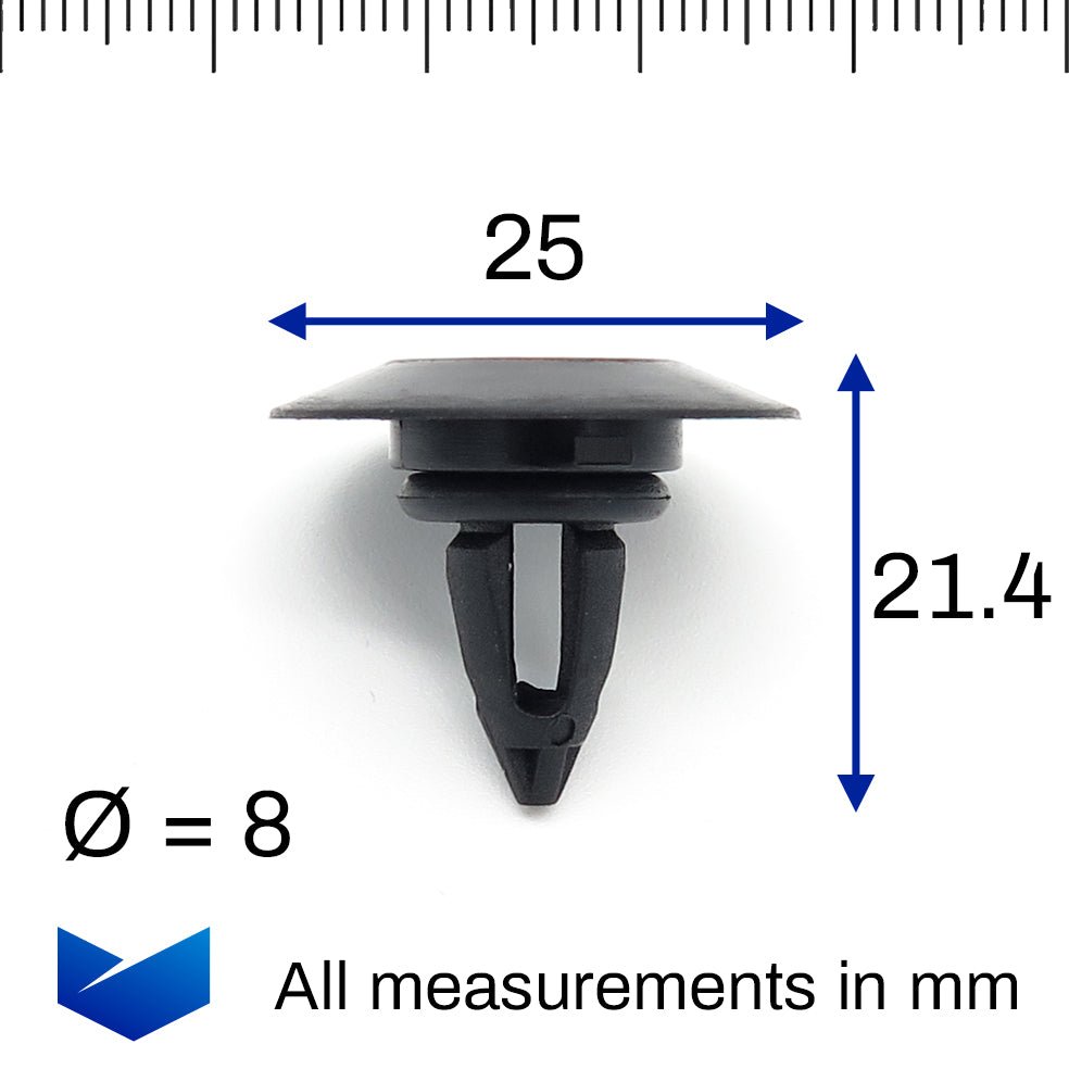 Plastic Plug, Grommet, Black - image 2