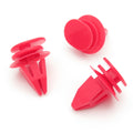 Plastic Fastener, Exterior Moulding Clip, Red