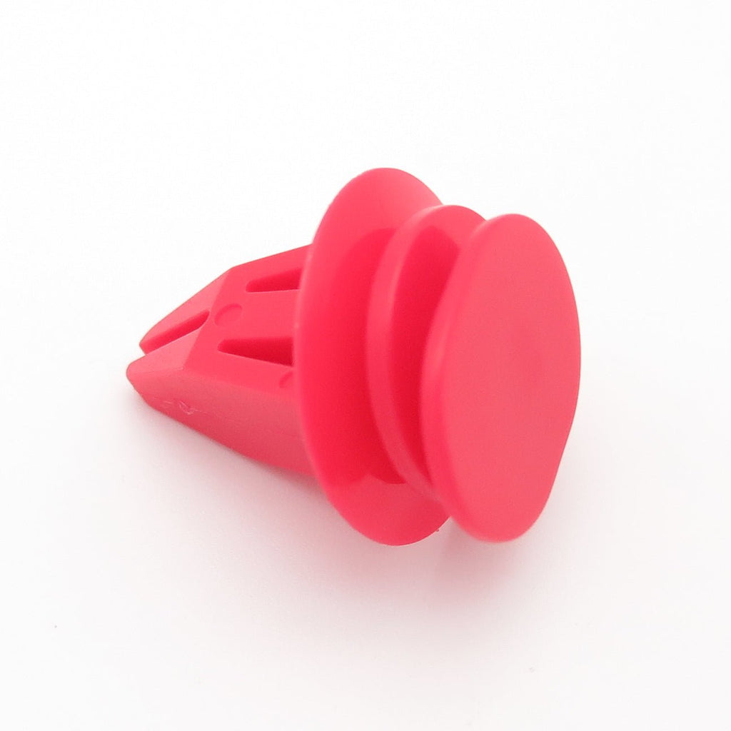 Plastic Fastener, Exterior Moulding Clip, Red - image 3