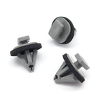 Trim Moulding Clip, Grey with Washer