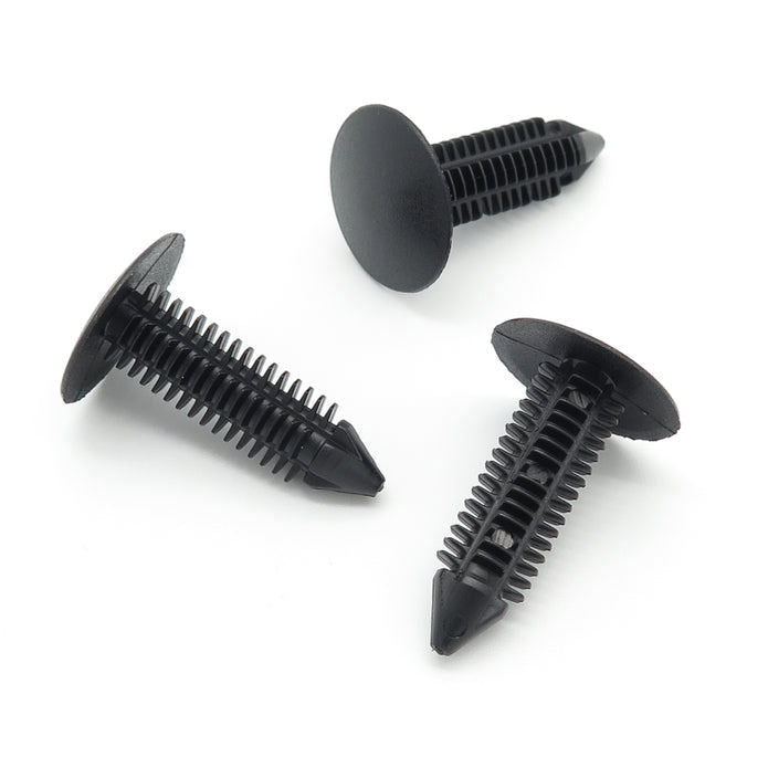 7mm Fir Tree Clip, 18mm Head, Black