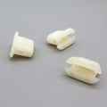 Screw Grommet, Oval, White