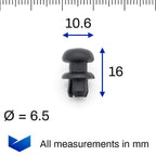 Parcel Shelf Hanging Pin - image 2