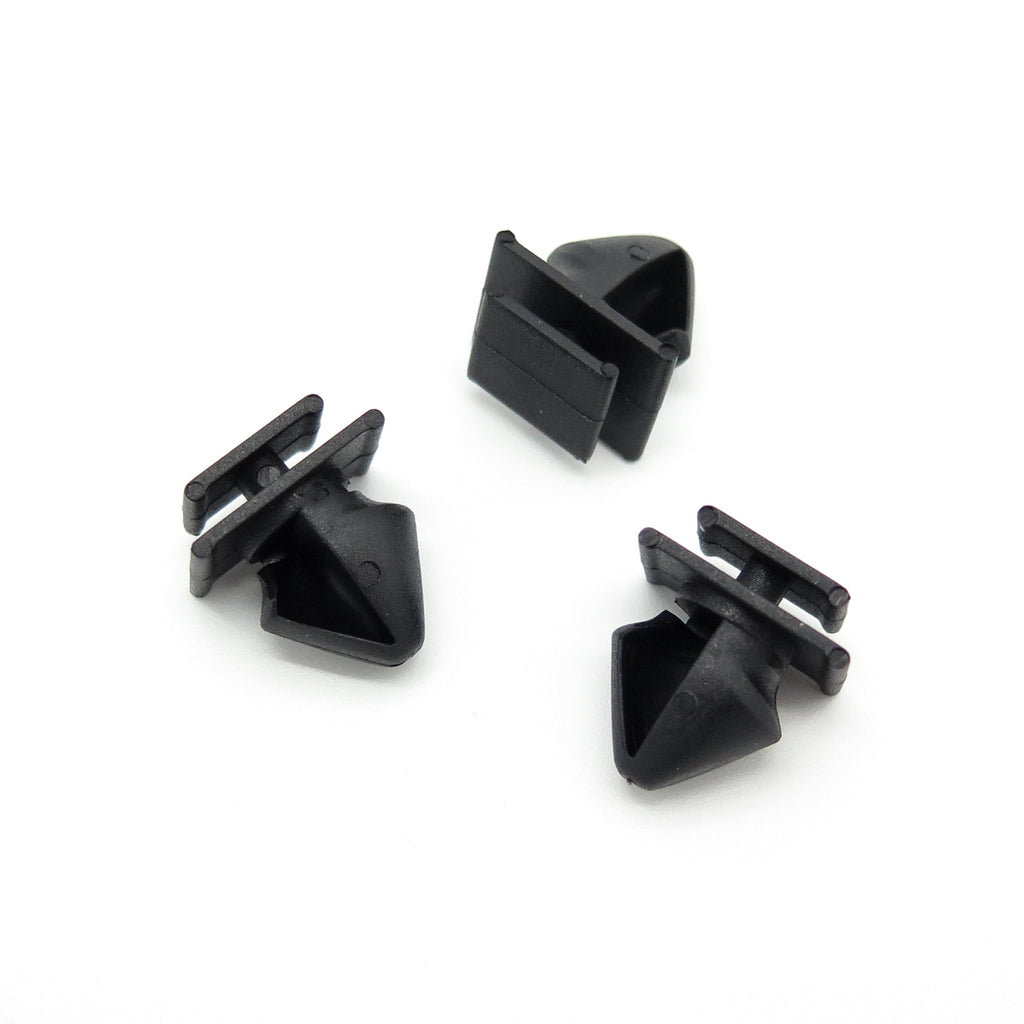 Exterior Door Moulding Clip, Black