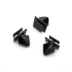 Exterior Door Moulding Clip, Black
