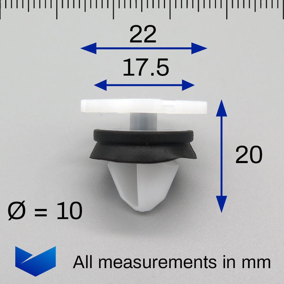 Plastic Fastener, Interior Trim Clip - image 2