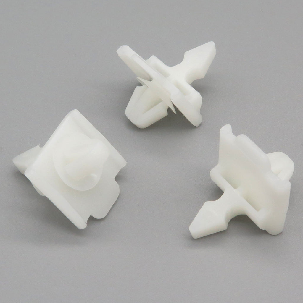 Exterior Moulding Clip, White