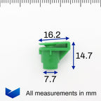 Screw Locknut, Green - image 2