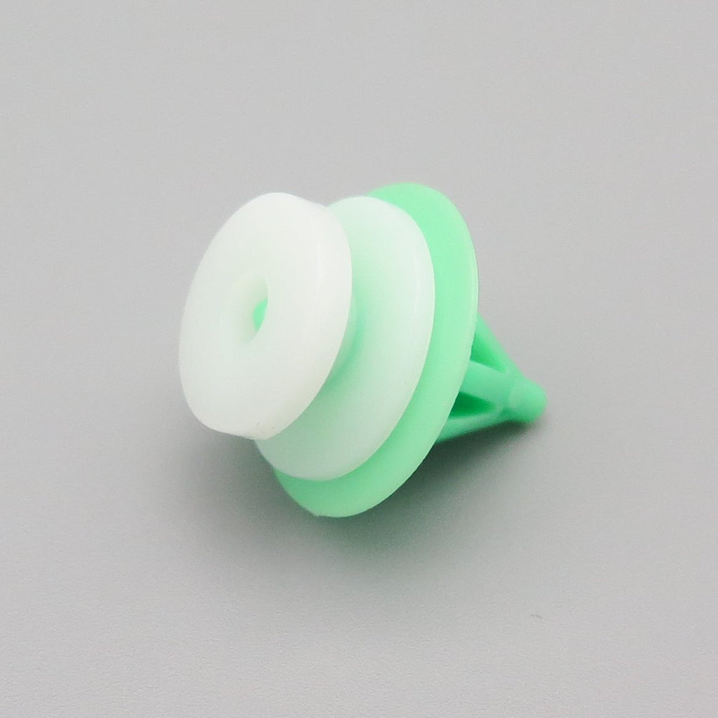 Plastic Trim & Moulding Clip, White / Green - image 3