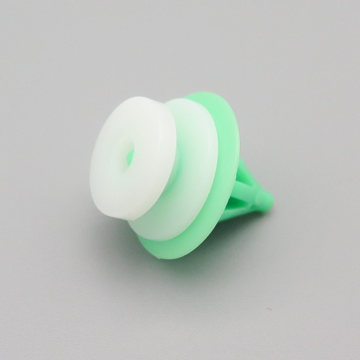 Plastic Trim & Moulding Clip, White / Green - image 3