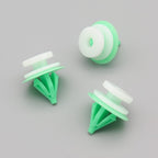 Plastic Trim & Moulding Clip, White / Green