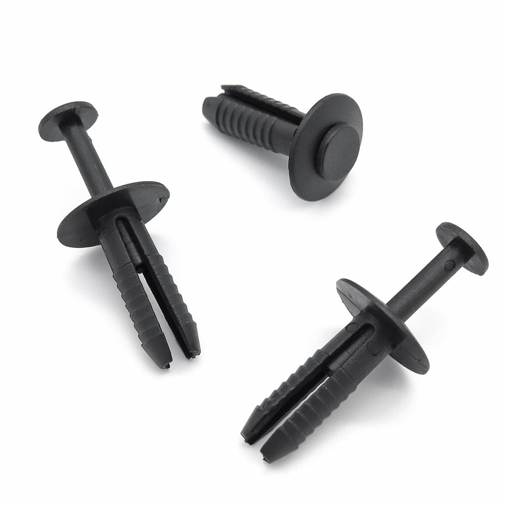 Push Fit Plastic Rivet, 6mm Hole, 16mm Collar