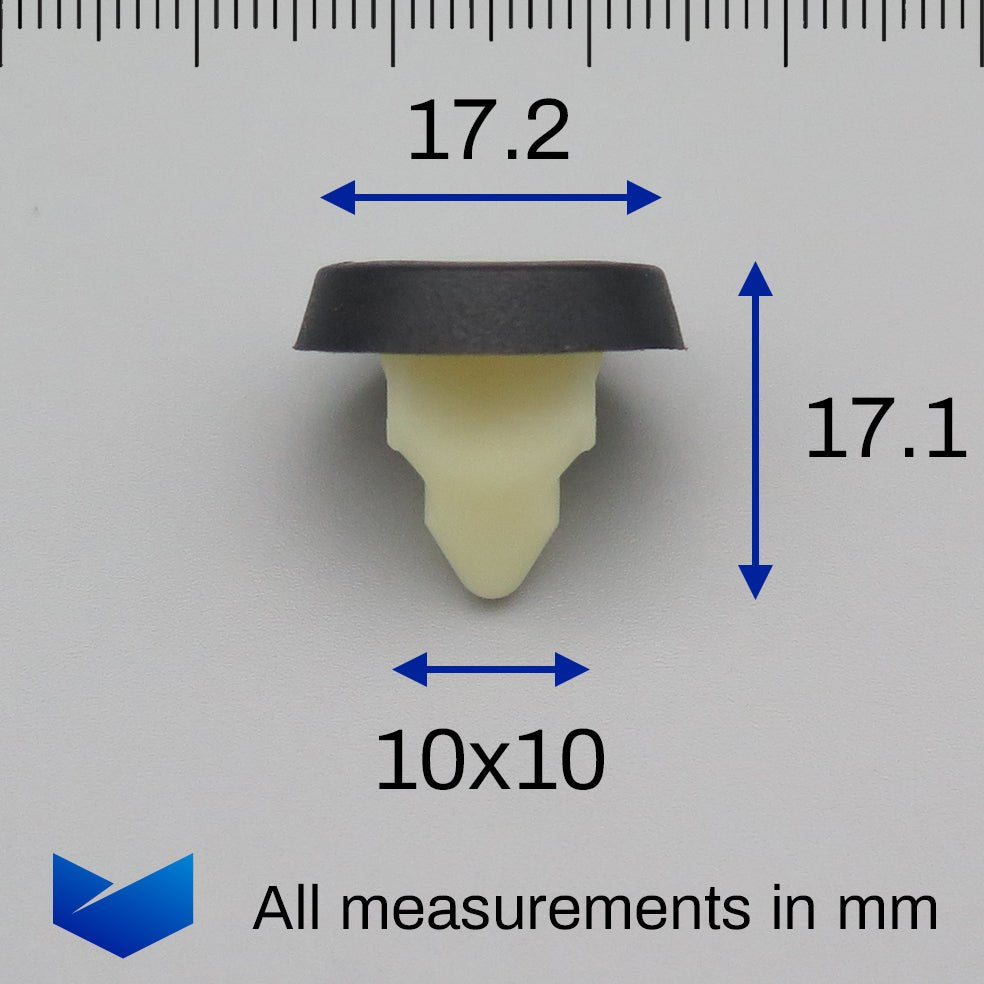 Plastic Screw Grommet with Rubber Gasket - image 2