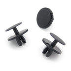 Push Fit Plastic Rivets, Black
