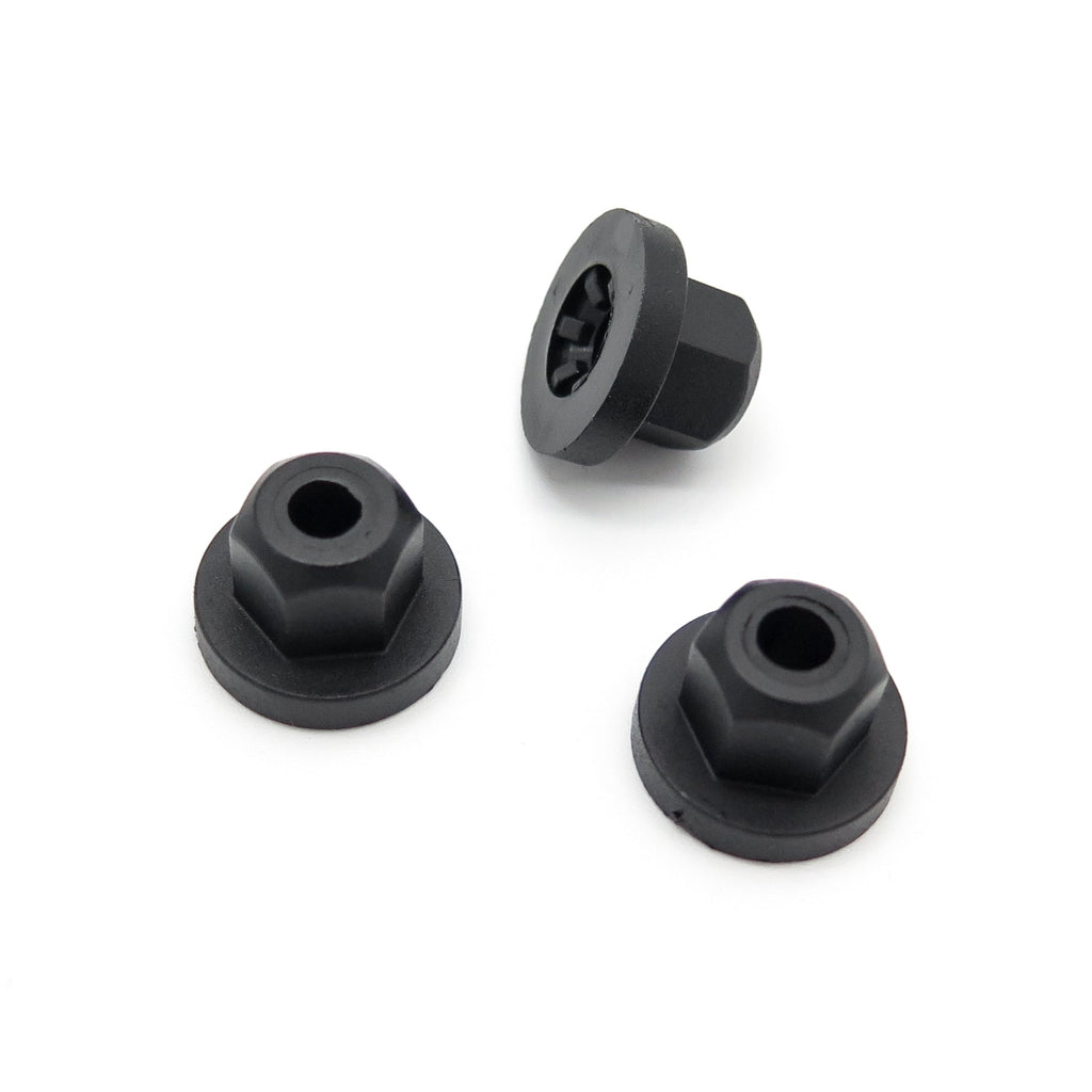 Nut, Plastic, Threadless, 16mm Collar