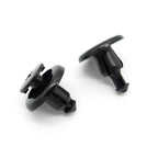 Push Fit Plastic Rivet, 8mm Hole, 20mm Collar, Black, Easy Release - image 3