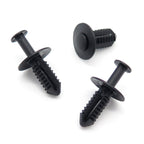 Push Fit Plastic Rivet, 6.5mm Hole, 16mm Collar, Black
