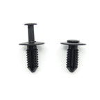 Push Fit Plastic Rivet, 6.5mm Hole, 16mm Collar, Black - image 3