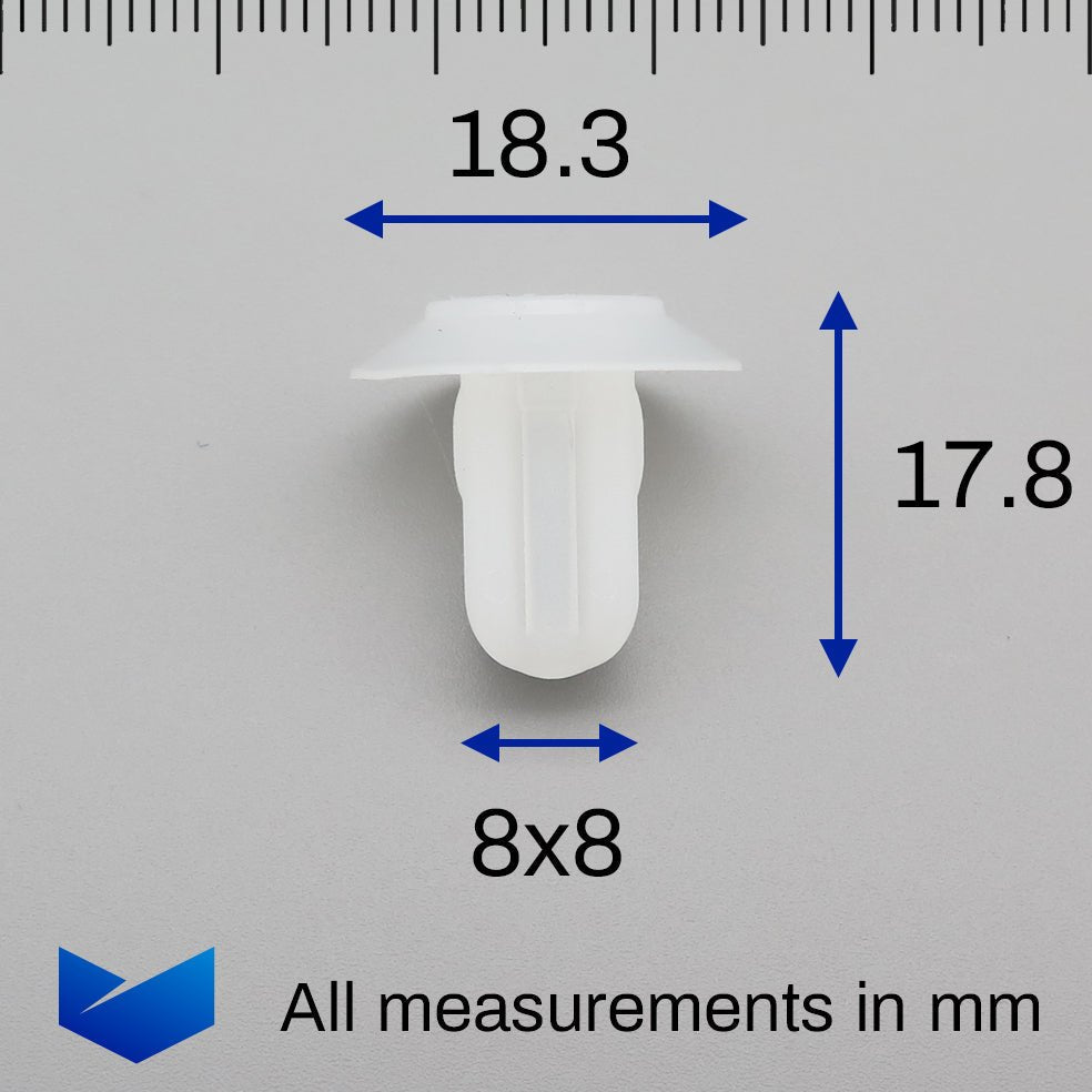 Screw Grommet, White - image 2