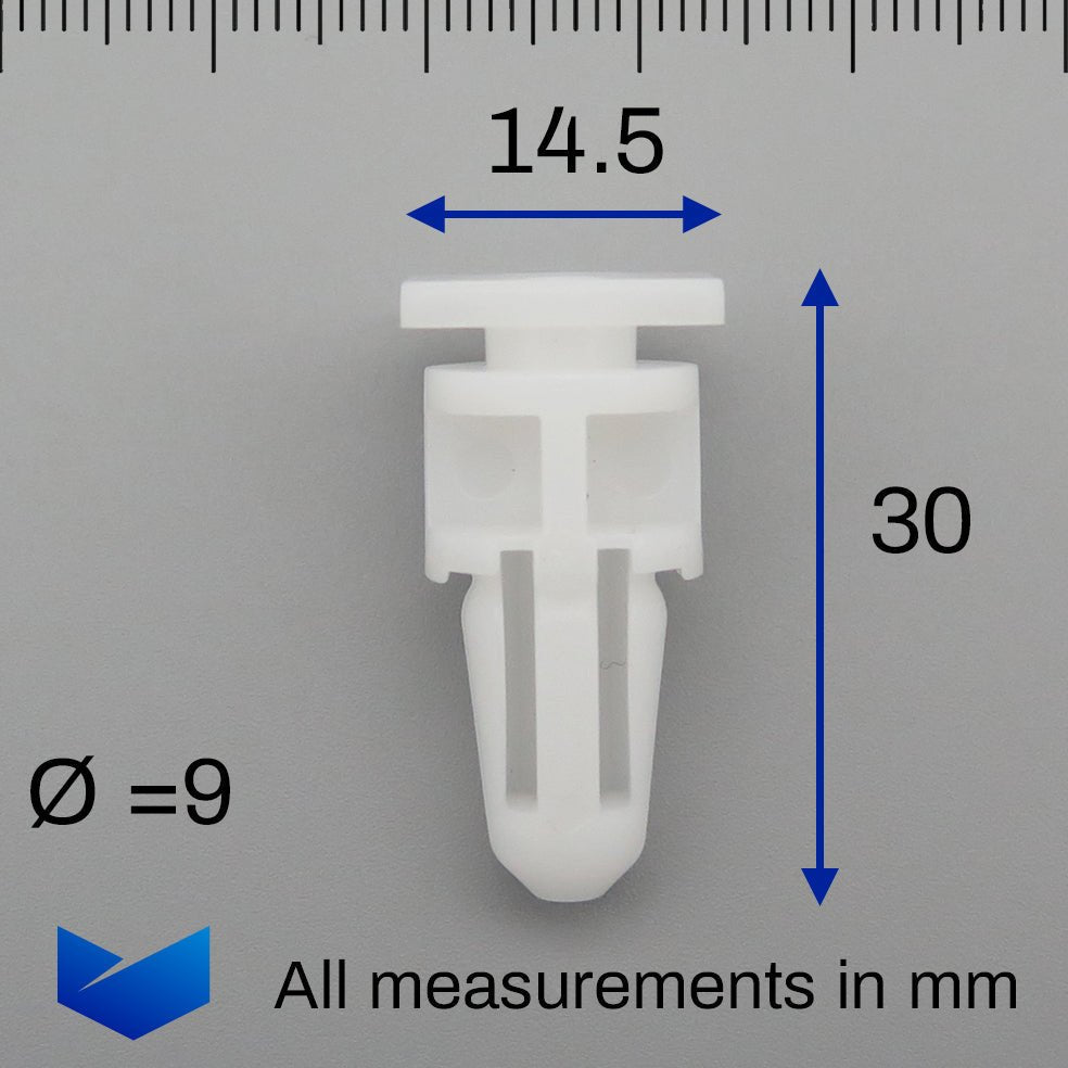 Door Sill & Interior Trim Clip, White - image 2