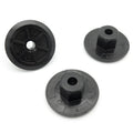 Plastic Nut, 24mm Collar, Black