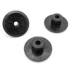 Plastic Nut, 24mm Collar, Black