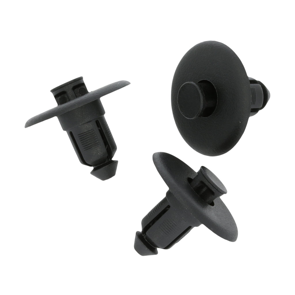 Push Fit Plastic Rivet, Black