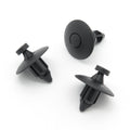 Push Fit Plastic Rivet, 8mm Hole 20mm Collar, Black