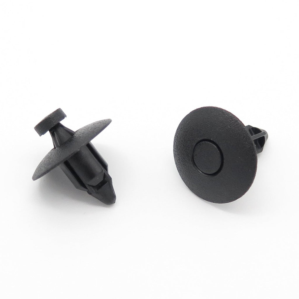 Push Fit Plastic Rivet, 8mm Hole 20mm Collar, Black - image 3