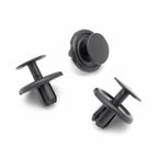 7mm Plastic Push Fit Rivet, Black