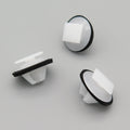 Plastic Trim & Moulding Clip, White with Seal