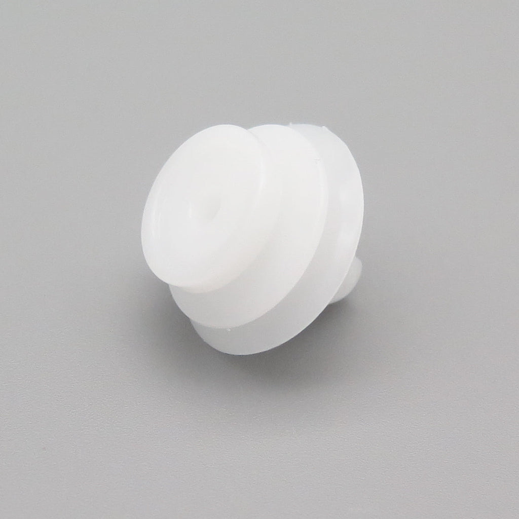 Plastic Fastener, Trim & Moulding Clip, White - image 3