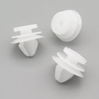 Plastic Fastener, Trim & Moulding Clip, White
