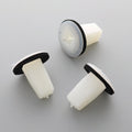Screw Grommet with Washer, White