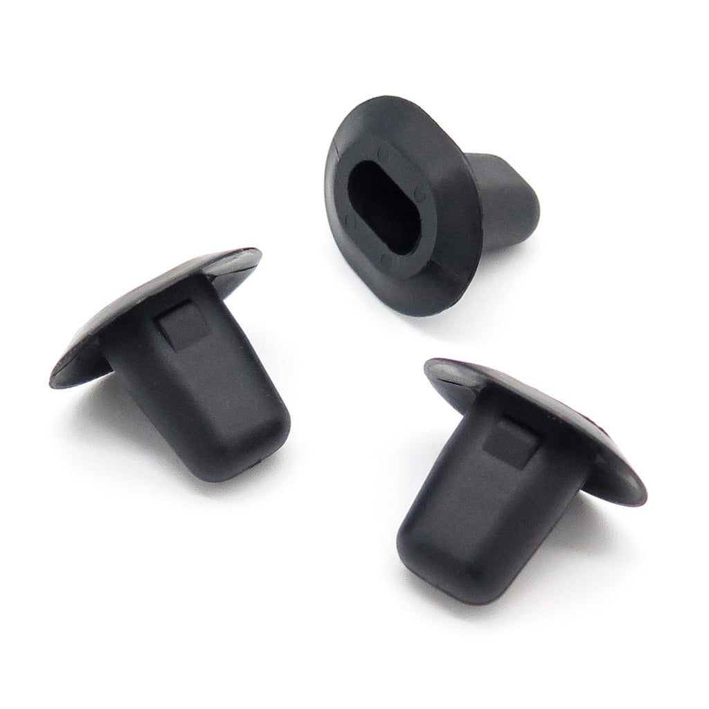 Plastic Grommet, Plug, Insert, Black