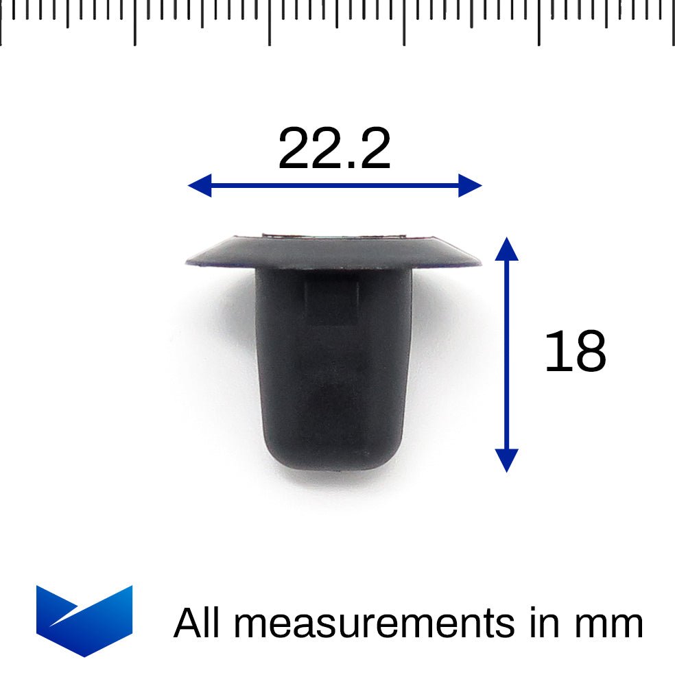 Plastic Grommet, Plug, Insert, Black - image 2