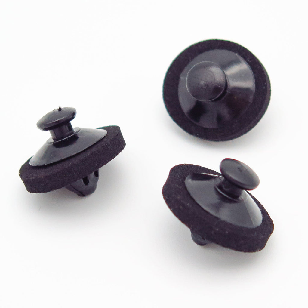 Exterior Moulding Clip, White with Washer