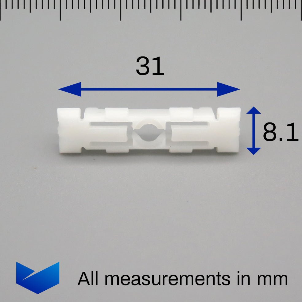 Moulding Trim Clip, White - image 2
