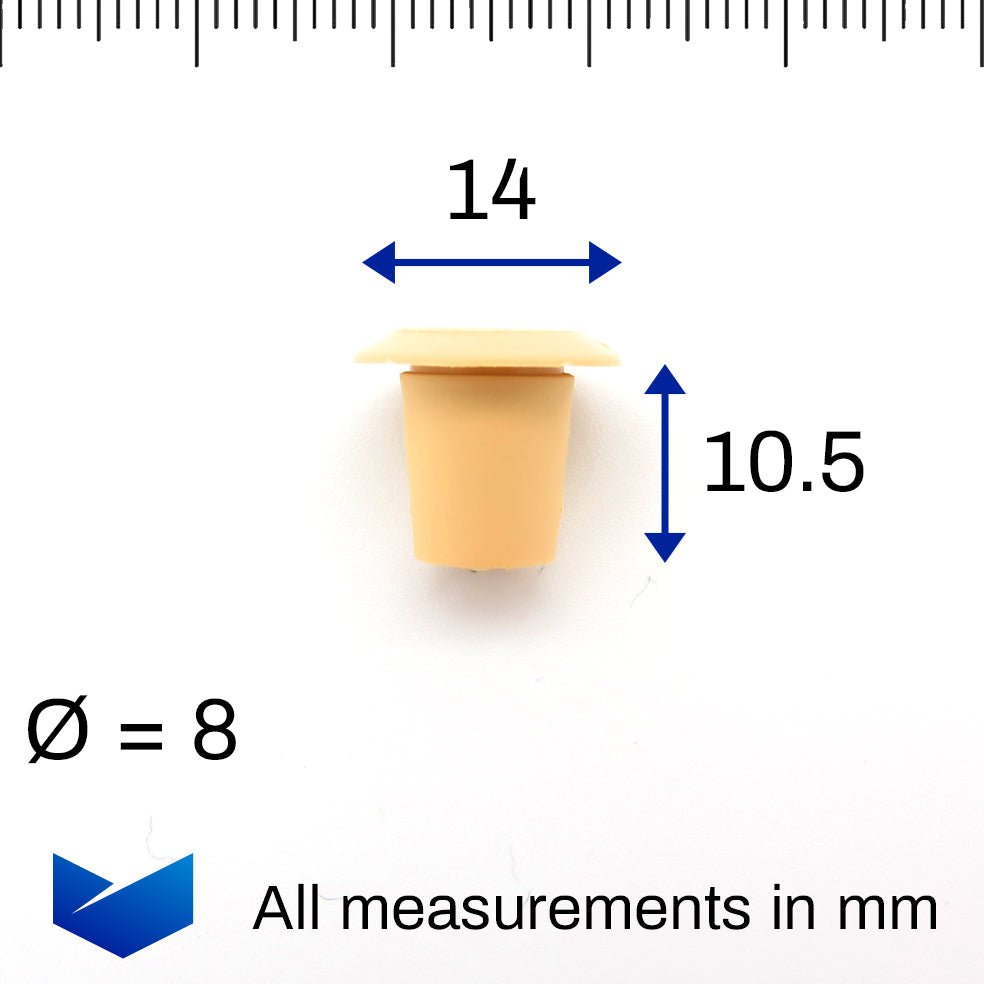 Insert Grommet, Beige - image 2