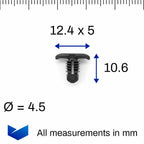 Weatherstrip Seal Clip - image 2