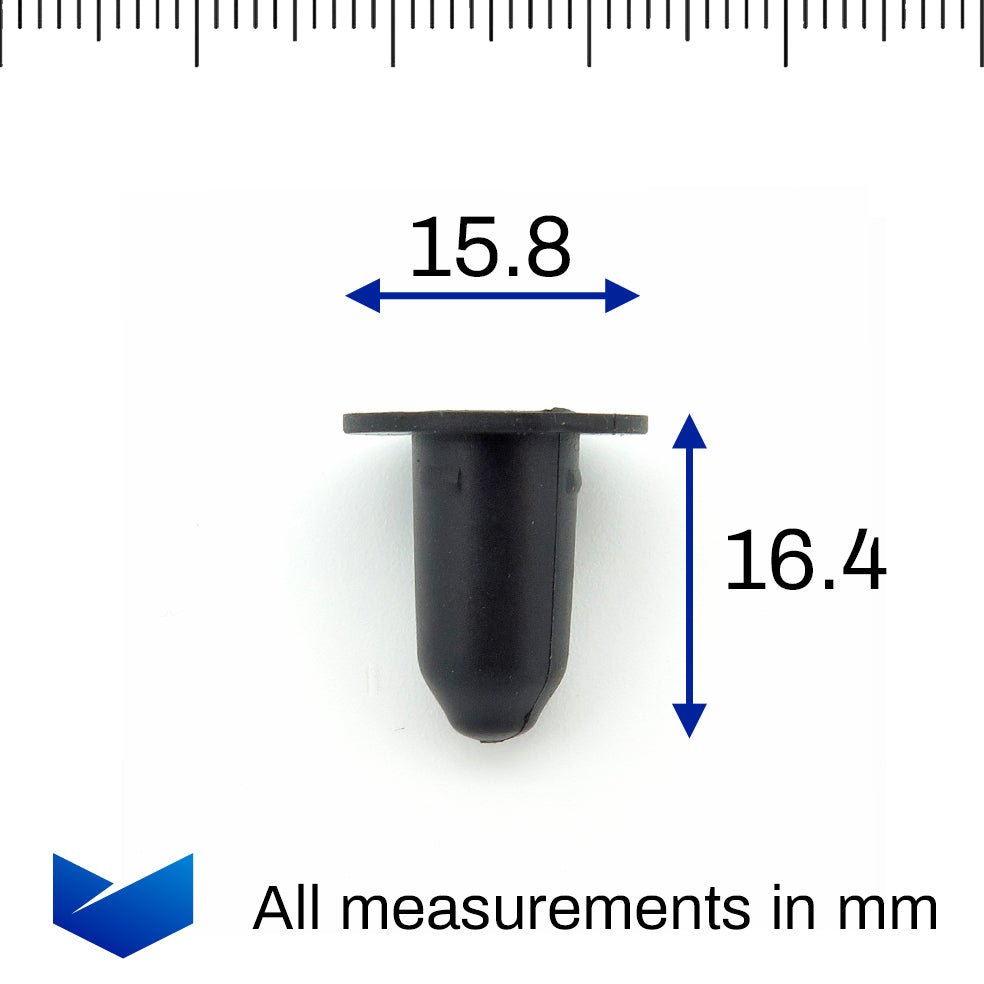 Rubber Sealing Grommet, Black - image 2