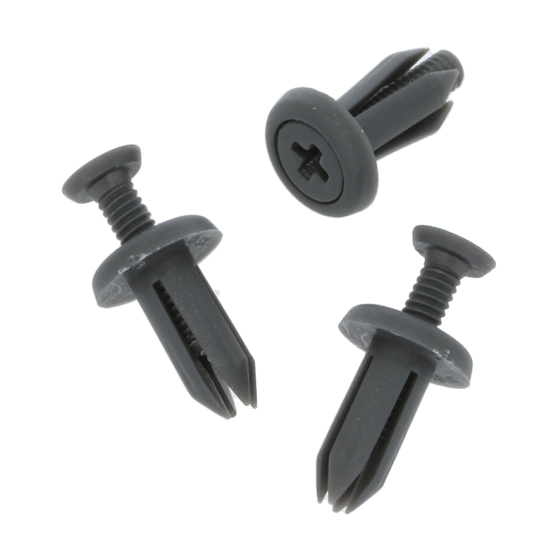 Screw Fit Fastener, 5.5mm Hole, Black