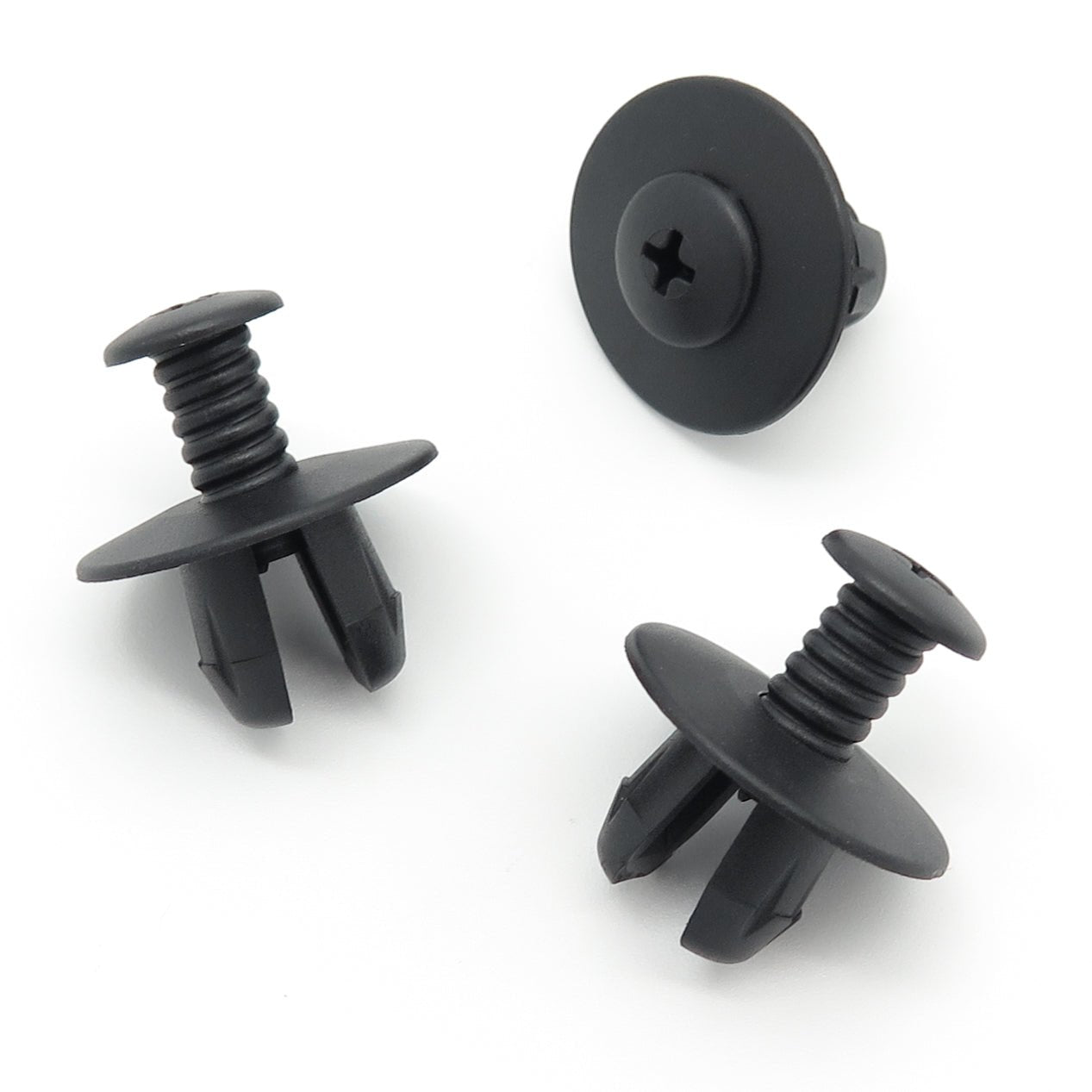 Screw Fit Plastic Clip, 12mm Hole