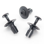 Push Fit Plastic Fastener, Black