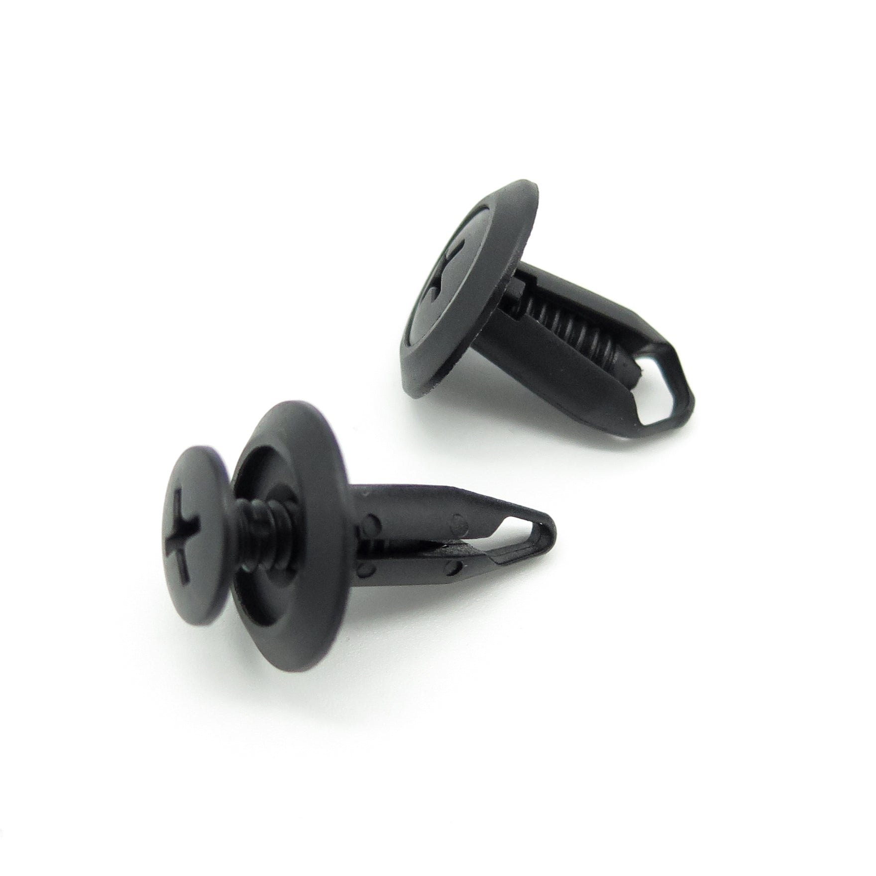 Screw Fit Plastic Rivet, 6.5mm Hole, 18mm Collar, Black - image 3