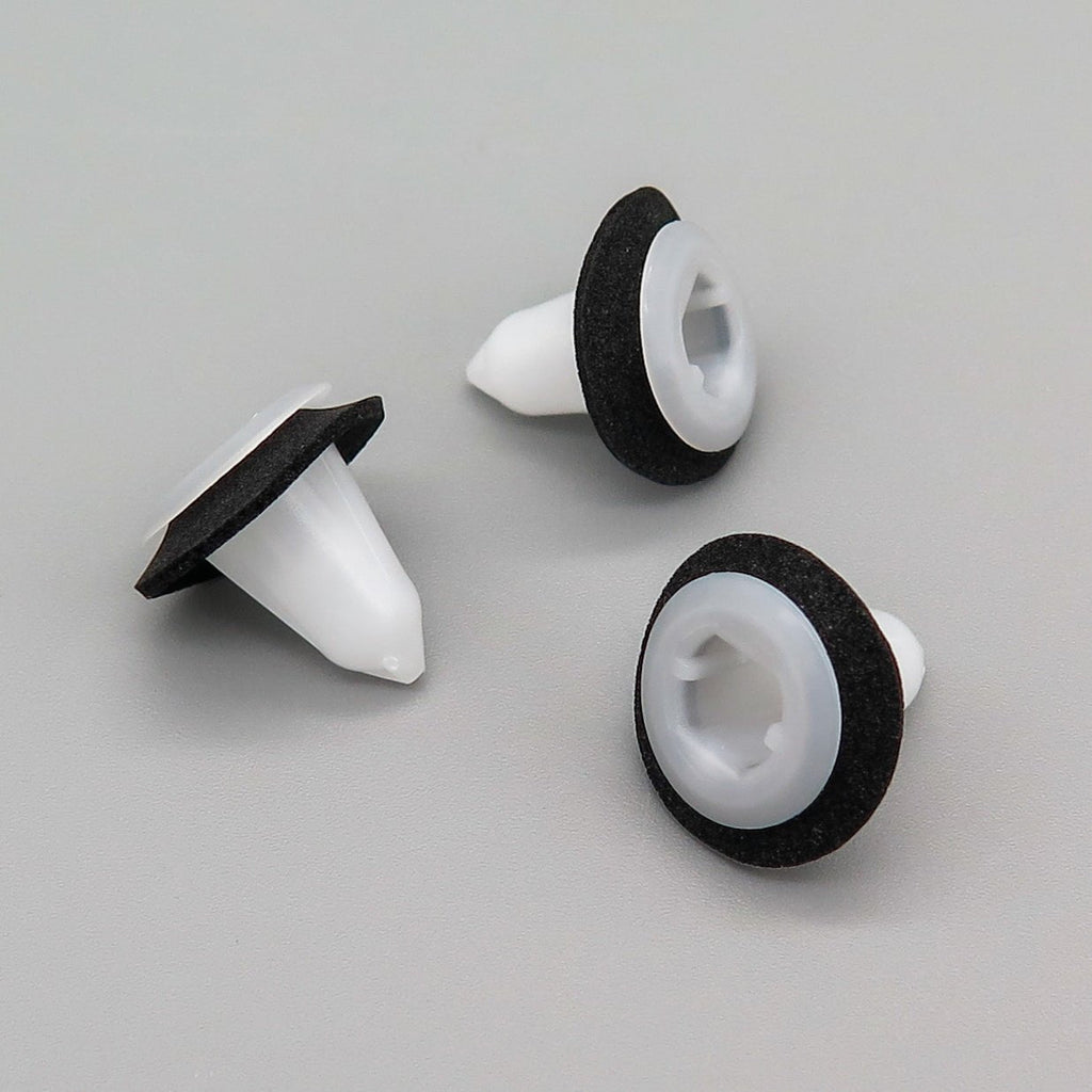 Screw Grommet, White with Washer