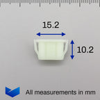 Insert Grommet, White - image 2
