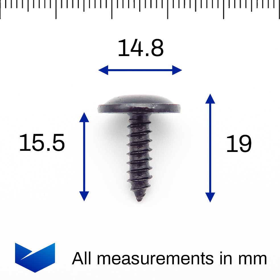Metal Torx Screw, 19mm x 4.6 - image 2